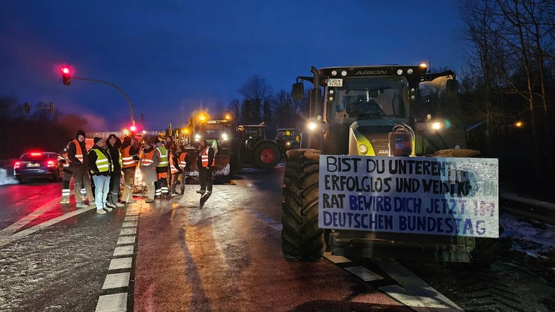 Fotogalerie Protest Der Landwirte Legt Verkehr Im Land Bremen Lahm