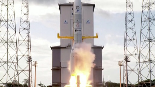 Die Ariane 6 beim Start. 