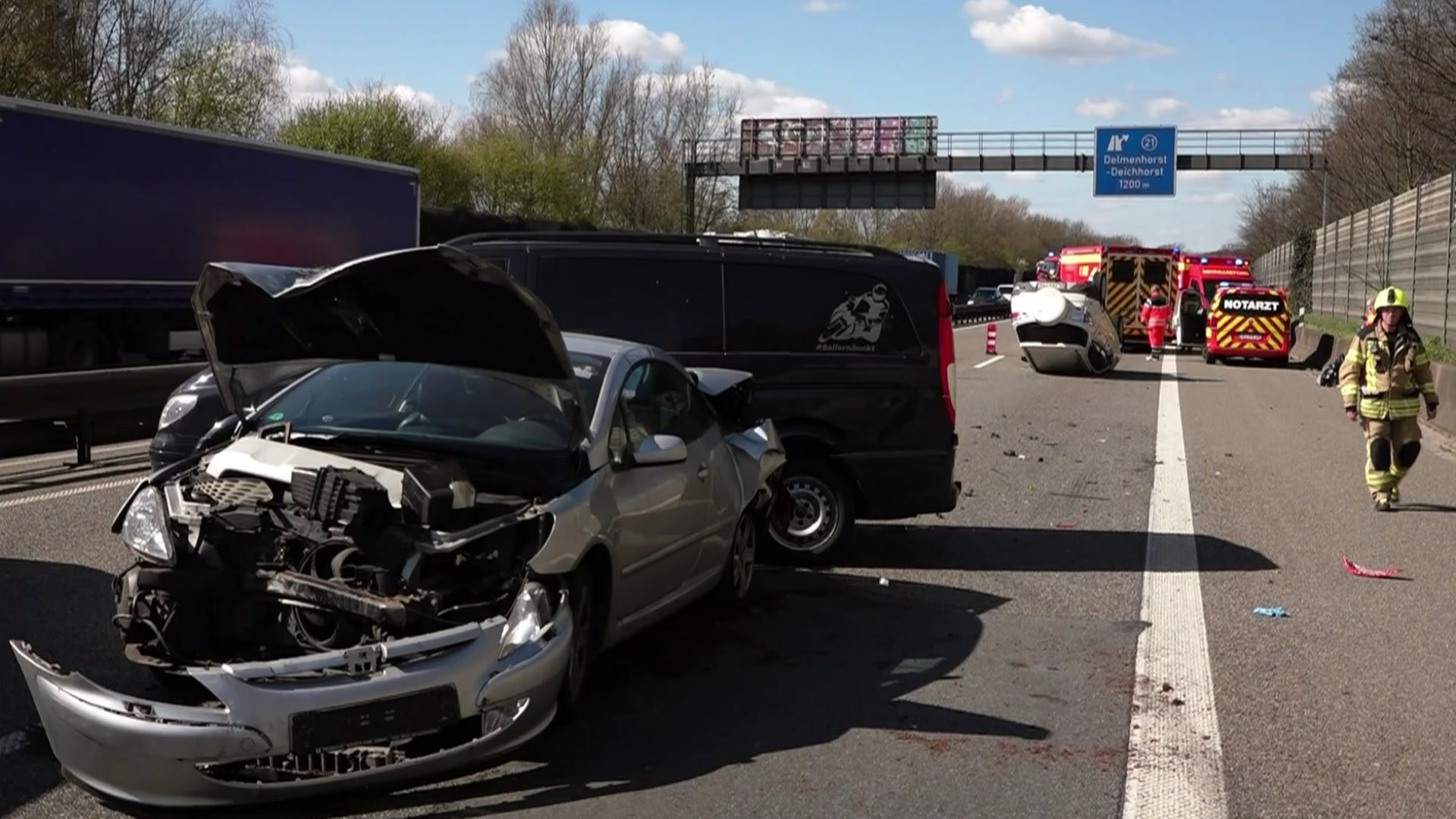 Aufprall Am Stauende: Unfall Auf A28 Bei Delmenhorst - Buten Un Binnen