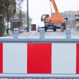 Absperrung der Bgm-Smidt-Brücke in Bremen