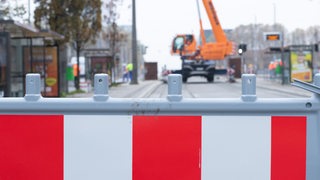 Absperrung der Bgm-Smidt-Brücke in Bremen