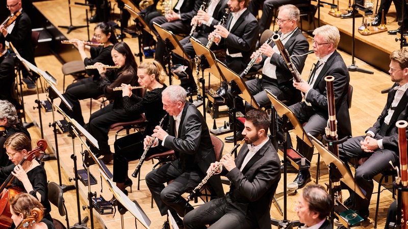 Die Bremer Philharmoniker während eines Konzerts