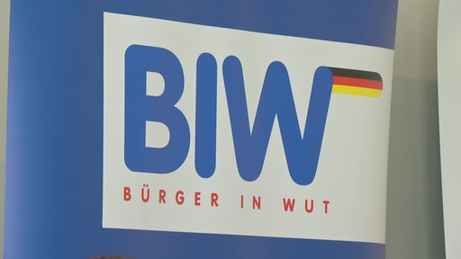 Ein Schild von Bürger in Wut.