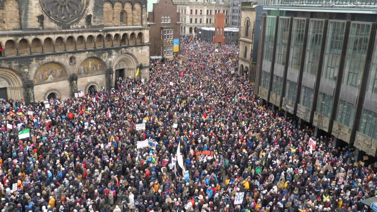 Was Bremer Demonstranten über Den Rechtsruck Denken - Buten Un Binnen