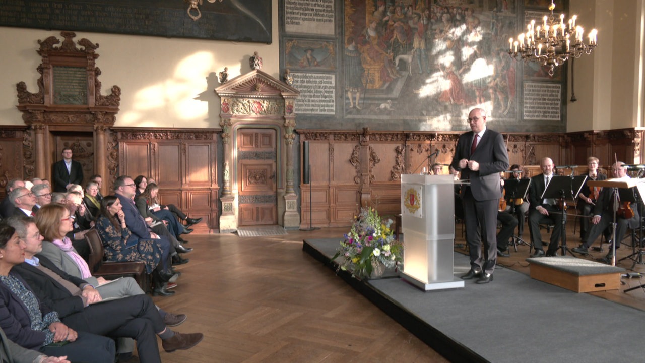 So Lief Der Neujahrsempfang Des Bremer Senats Im Rathaus - Buten Un Binnen