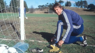 Dieter Burdenski bei der WM 1978 im Training.