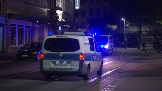 Polizeiwagen mit Blaulicht