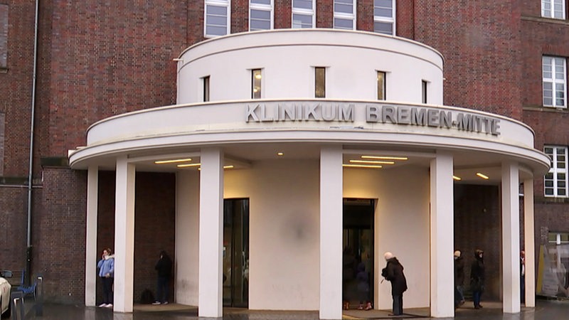 Der Eingang vom Klinikum Bremen Mitte.