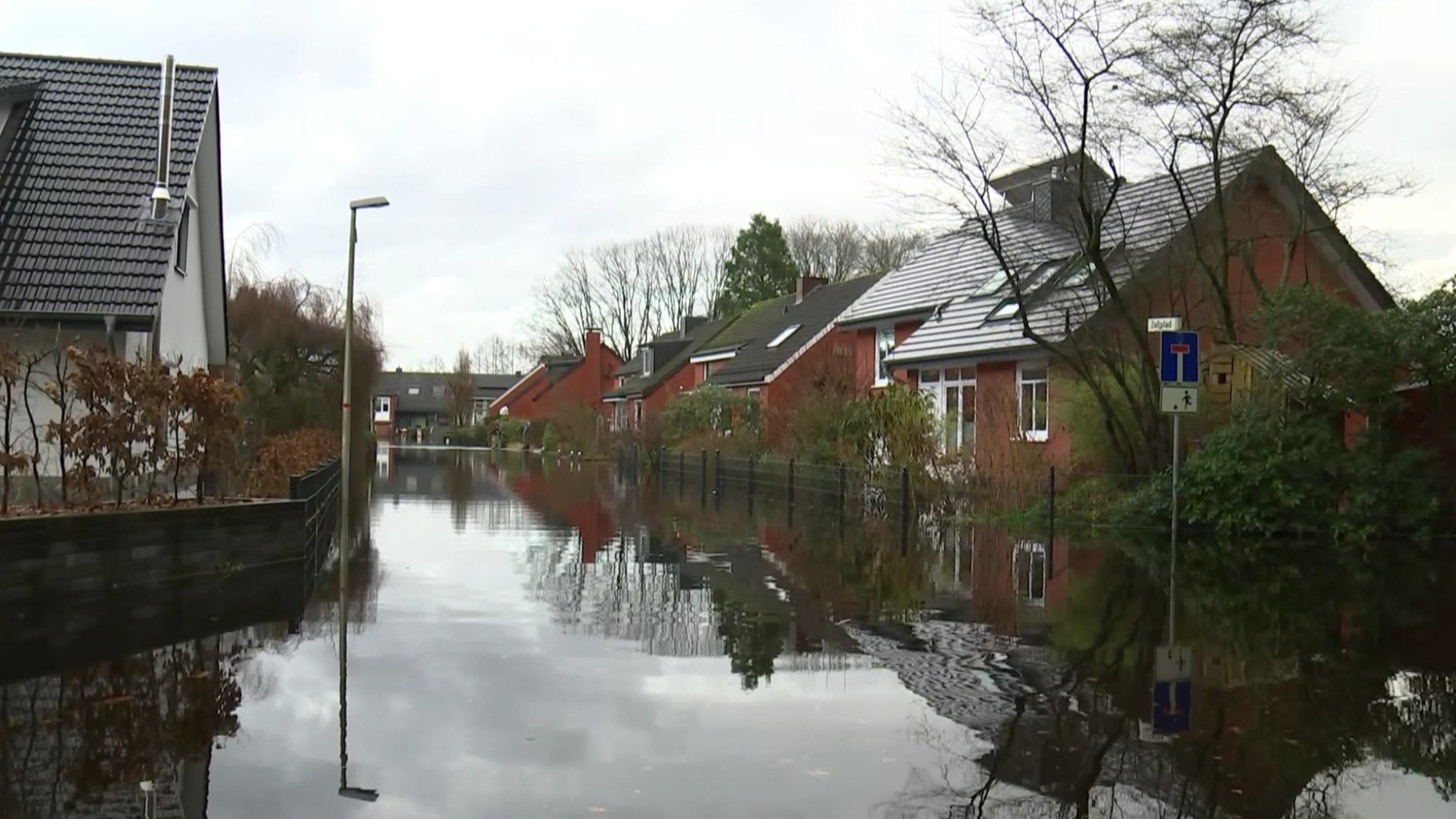 Flug Bers Hochwasser So Sehen Borgfeld Und Lilienthal Von Oben Aus