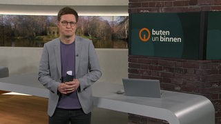 Felix Krömer im Studio von buten un binnen.