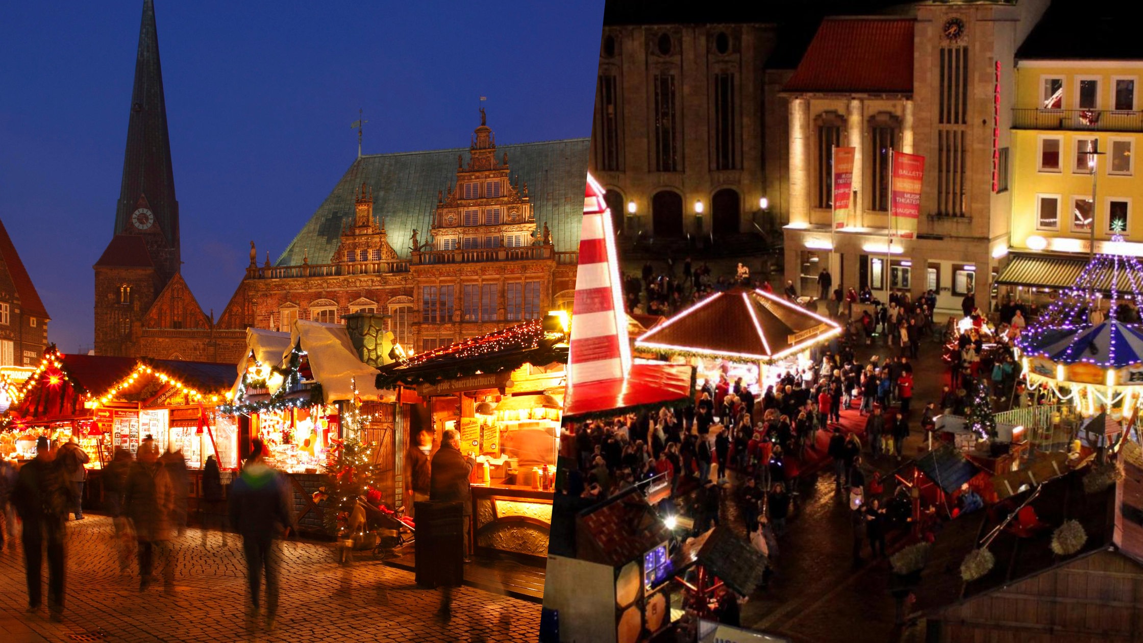 Die Weihnachtsmärkte im Land Bremen starten buten un binnen