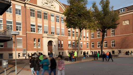 Innenhof der Oberschule am Waller Ring in Bremen.