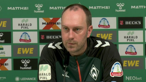 Werder Bremen Cheftrainer Ole Werner im Interview.