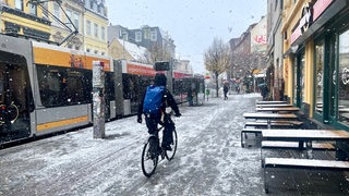 Schnee im Bremer Viertel