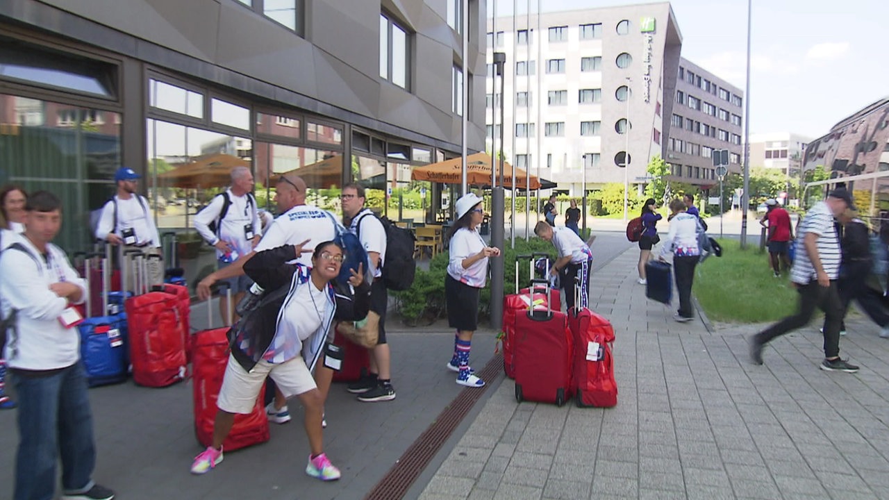 Bremen empfängt USTeam vor dem Start der Special Olympics buten un