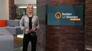 Janna Betten im Sportblitzstudio