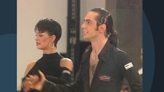 Das Tanzpaar Roberto und Uta Albanese beim Melitta Cup in Bremen.