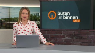 Lea Reinhard im Studio von buten un binnen