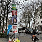 Wahlplakate im Bremer Stadtteil Findorff