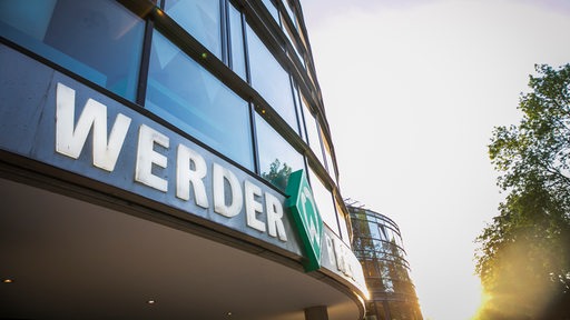 Die Werder-Geschäftsstelle am Weser-Stadion von außen.